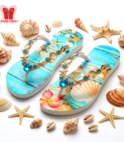 🌺 Chinelo Encanto do Caribe
