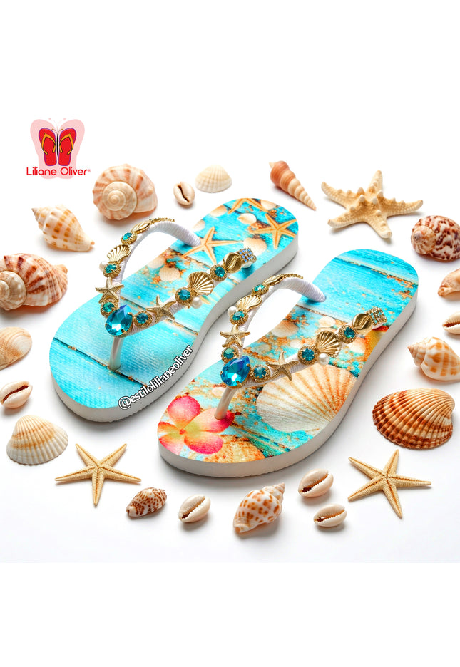 🌺 Chinelo Encanto do Caribe