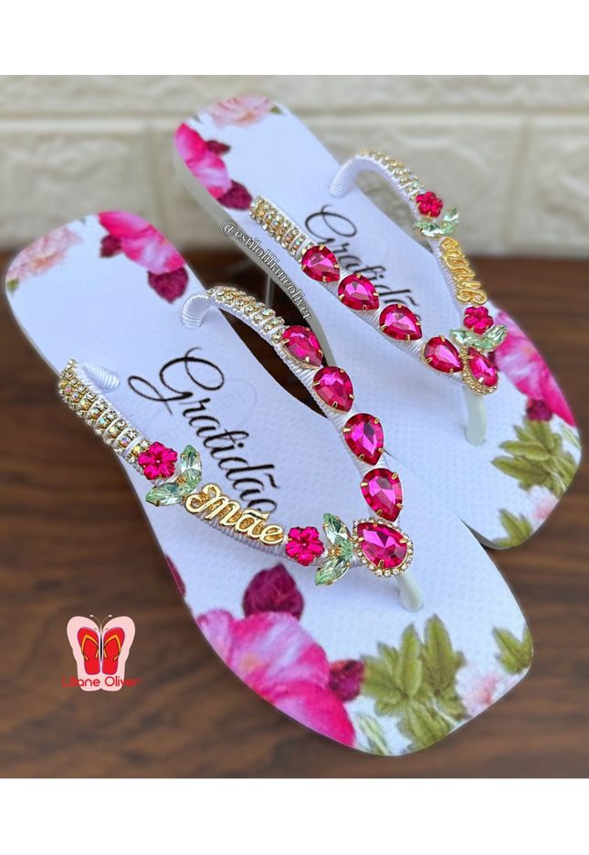 Chinelo Personalizado dia das Mães